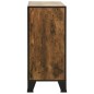 vidaXL Armadietti 2 pz Marrone Rustico 72x36x82 cm Metallo e MDF vidaXL Armadietti 2 pz Marrone Rustico 72x36x82 cm Metallo e MDF