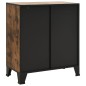 vidaXL Armadietti 2 pz Marrone Rustico 72x36x82 cm Metallo e MDF vidaXL Armadietti 2 pz Marrone Rustico 72x36x82 cm Metallo e MDF