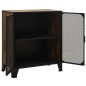 vidaXL Armadietti 2 pz Marrone Rustico 72x36x82 cm Metallo e MDF vidaXL Armadietti 2 pz Marrone Rustico 72x36x82 cm Metallo e MDF