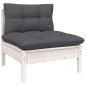vidaXL Set Divani da Giardino 8 pz e Cuscini Antracite Legno di Pino vidaXL Set Divani da Giardino 8 pz e Cuscini Antracite Legno di Pino