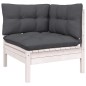 vidaXL Set Divani da Giardino 7 pz con Cuscini in Massello di Pino vidaXL Set Divani da Giardino 7 pz con Cuscini in Massello di Pino