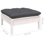 vidaXL Set Divani da Giardino 7 pz con Cuscini in Massello di Pino vidaXL Set Divani da Giardino 7 pz con Cuscini in Massello di Pino