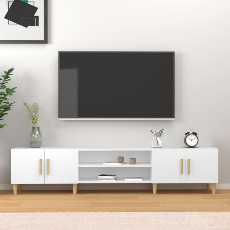 vidaXL Mobile Porta TV Bianco 180x31,5x40 cm in Legno Multistrato vidaXL Mobile Porta TV Bianco 180x31,5x40 cm in Legno Multistrato