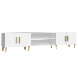 vidaXL Mobile Porta TV Bianco 180x31,5x40 cm in Legno Multistrato