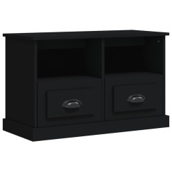 vidaXL Mobile Porta TV Nero 80x35x50 cm in Legno Multistrato