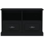 vidaXL Mobile Porta TV Nero 80x35x50 cm in Legno Multistrato vidaXL Mobile Porta TV Nero 80x35x50 cm in Legno Multistrato