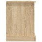 vidaXL Mobile Porta TV Rovere Sonoma 99,5x35,5x48 cm Legno Multistrato