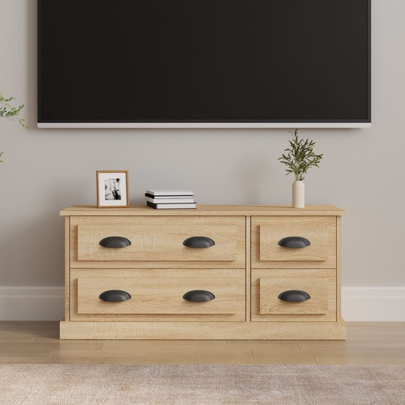 vidaXL Mobile per TV Rovere Sonoma 100x35,5x45 cm in Legno Multistrato vidaXL Mobile per TV Rovere Sonoma 100x35,5x45 cm in Legno Multistrato