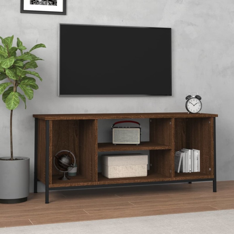 vidaXL Mobile TV Rovere Marrone 102x35x45 cm in Legno Multistrato vidaXL Mobile TV Rovere Marrone 102x35x45 cm in Legno Multistrato