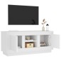 vidaXL Mobile Porta TV Bianco 102x35x45 cm in Legno Multistrato vidaXL Mobile Porta TV Bianco 102x35x45 cm in Legno Multistrato