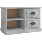 vidaXL Mobile Porta TV Grigio Cemento 73x35,5x47,5cm Legno Multistrato vidaXL Mobile Porta TV Grigio Cemento 73x35,5x47,5cm Legno Multistrato