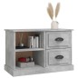 vidaXL Mobile Porta TV Grigio Cemento 73x35,5x47,5cm Legno Multistrato vidaXL Mobile Porta TV Grigio Cemento 73x35,5x47,5cm Legno Multistrato