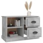 vidaXL Mobile Porta TV Grigio Cemento 73x35,5x47,5cm Legno Multistrato vidaXL Mobile Porta TV Grigio Cemento 73x35,5x47,5cm Legno Multistrato
