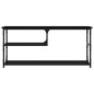 vidaXL Mobile Porta TV Nero 103x38x46,5 cm Legno Multistrato e Acciaio vidaXL Mobile Porta TV Nero 103x38x46,5 cm Legno Multistrato e Acciaio