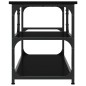 vidaXL Mobile Porta TV Nero 103x38x46,5 cm Legno Multistrato e Acciaio vidaXL Mobile Porta TV Nero 103x38x46,5 cm Legno Multistrato e Acciaio