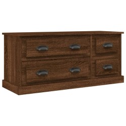 vidaXL Mobile TV Rovere Marrone 100x35,5x45 cm in Legno Multistrato