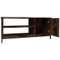 vidaXL Mobile TV Rovere Fumo 100x40x45 cm in Legno Multistrato vidaXL Mobile TV Rovere Fumo 100x40x45 cm in Legno Multistrato
