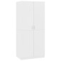 Armadio Bianco 80x52x180 cm in Legno Multistrato Armadio Bianco 80x52x180 cm in Legno Multistrato