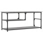 vidaXL Mobile TV Grigio Sonoma 103x38x46,5cm Legno Multistrato Acciaio