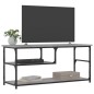 vidaXL Mobile TV Grigio Sonoma 103x38x46,5cm Legno Multistrato Acciaio