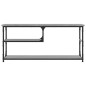 vidaXL Mobile TV Grigio Sonoma 103x38x46,5cm Legno Multistrato Acciaio