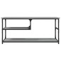 vidaXL Mobile TV Grigio Sonoma 103x38x46,5cm Legno Multistrato Acciaio