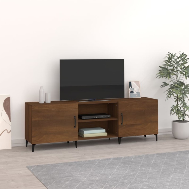 vidaXL Mobile Porta TV Rovere Marrone 150x30x50cm in Legno Multistrato vidaXL Mobile Porta TV Rovere Marrone 150x30x50cm in Legno Multistrato