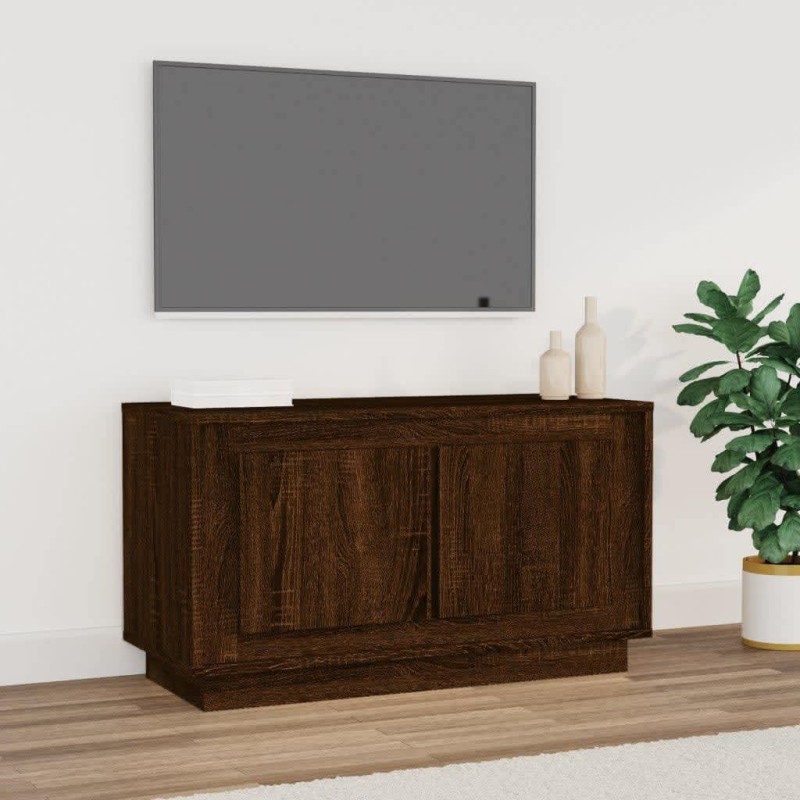 vidaXL Mobile Porta TV Rovere Marrone 80x35x45 cm in Legno Multistrato vidaXL Mobile Porta TV Rovere Marrone 80x35x45 cm in Legno Multistrato