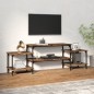 vidaXL Mobile Porta TV Rovere Fumo 157x35x52 cm in Legno Multistrato vidaXL Mobile Porta TV Rovere Fumo 157x35x52 cm in Legno Multistrato