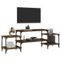 vidaXL Mobile Porta TV Rovere Fumo 157x35x52 cm in Legno Multistrato vidaXL Mobile Porta TV Rovere Fumo 157x35x52 cm in Legno Multistrato