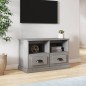 vidaXL Mobile Porta TV Grigio Sonoma 80x35x50 cm in Legno Multistrato vidaXL Mobile Porta TV Grigio Sonoma 80x35x50 cm in Legno Multistrato
