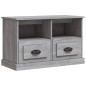 vidaXL Mobile Porta TV Grigio Sonoma 80x35x50 cm in Legno Multistrato vidaXL Mobile Porta TV Grigio Sonoma 80x35x50 cm in Legno Multistrato