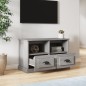 vidaXL Mobile Porta TV Grigio Sonoma 80x35x50 cm in Legno Multistrato vidaXL Mobile Porta TV Grigio Sonoma 80x35x50 cm in Legno Multistrato