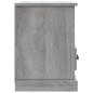 vidaXL Mobile Porta TV Grigio Sonoma 80x35x50 cm in Legno Multistrato vidaXL Mobile Porta TV Grigio Sonoma 80x35x50 cm in Legno Multistrato