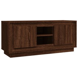 vidaXL Mobile TV Rovere Marrone 102x35x45 cm in Legno Multistrato