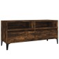 vidaXL Mobile TV Rovere Fumo 100x34,5x44,5 cm in Legno Multistrato