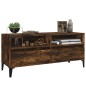 vidaXL Mobile TV Rovere Fumo 100x34,5x44,5 cm in Legno Multistrato