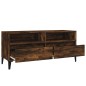 vidaXL Mobile TV Rovere Fumo 100x34,5x44,5 cm in Legno Multistrato