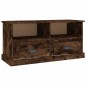 vidaXL Mobile Porta TV Rovere Fumo 93x35,5x45 cm in Legno Multistrato