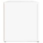 vidaXL Mobile Porta TV Bianco Lucido 100x31,5x35 cm Legno Multistrato