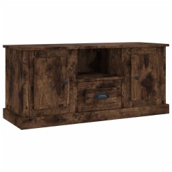 vidaXL Mobile TV Rovere Fumo 100x35,5x45 cm in Legno Multistrato