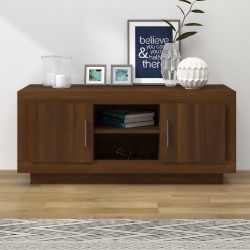 vidaXL Mobile TV Rovere Marrone 102x35x45 cm in Legno Multistrato
