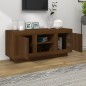 vidaXL Mobile TV Rovere Marrone 102x35x45 cm in Legno Multistrato