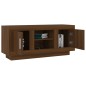 vidaXL Mobile TV Rovere Marrone 102x35x45 cm in Legno Multistrato