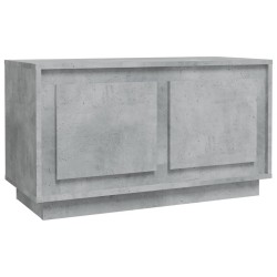 vidaXL Mobile Porta TV Grigio Cemento 80x35x45 cm in Legno Multistrato