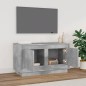 vidaXL Mobile Porta TV Grigio Cemento 80x35x45 cm in Legno Multistrato vidaXL Mobile Porta TV Grigio Cemento 80x35x45 cm in Legno Multistrato
