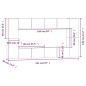 vidaXL Set Mobili Porta TV 8pz Bianco in Legno Multistrato vidaXL Set Mobili Porta TV 8pz Bianco in Legno Multistrato
