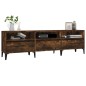 vidaXL Mobile Porta TV Rovere Fumo 150x30x44,5 cm in Legno Multistrato