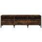 vidaXL Mobile Porta TV Rovere Fumo 150x30x44,5 cm in Legno Multistrato