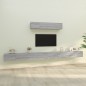 vidaXL Set di Mobili Porta TV 6 pz Grigio Sonoma in Legno Multistrato vidaXL Set di Mobili Porta TV 6 pz Grigio Sonoma in Legno Multistrato